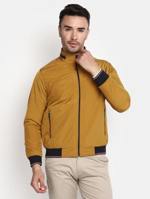 solid gold yellow casual reversible jacket - 20686360 - Very Small Image - 1