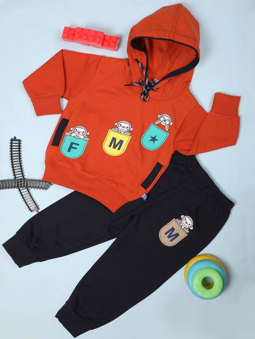 kids wool blend full lenght twin set - 20687546 - Very Small Image - 1