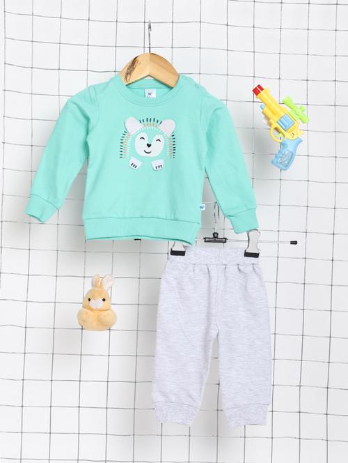 kids quirky print full lenght twin set - 20687599 - Very Small Image - 1
