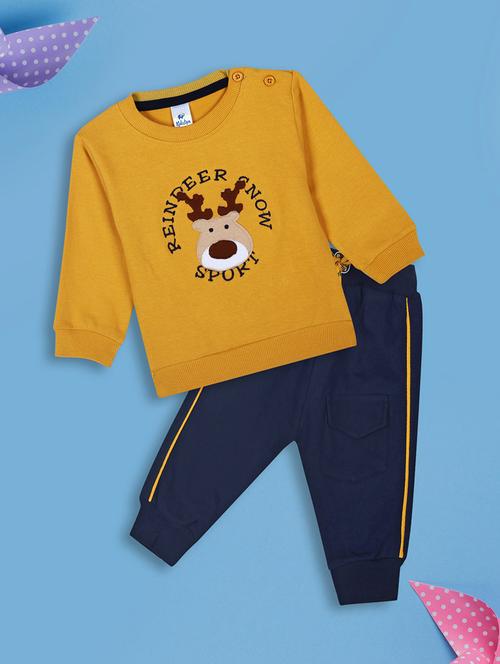 kids wool blend full lenght twin set - 20687605 - Very Small Image - 1