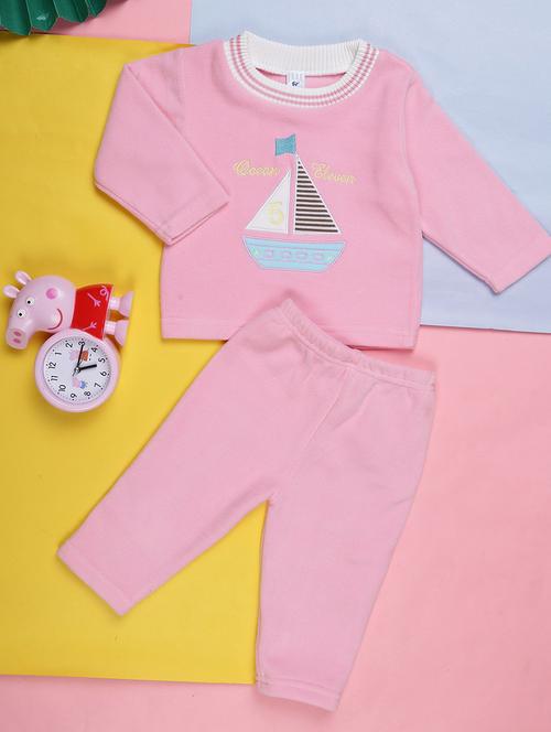 kids long sleeve full lenght twin set - 20687632 - Very Small Image - 1