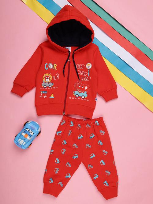 kids long sleeve woolen full lenght twin set - 20687635 - Very Small Image - 1