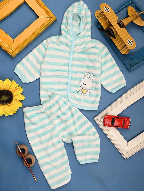 kids woolen full lenght twin set - 20687654 - Very Small Image - 1