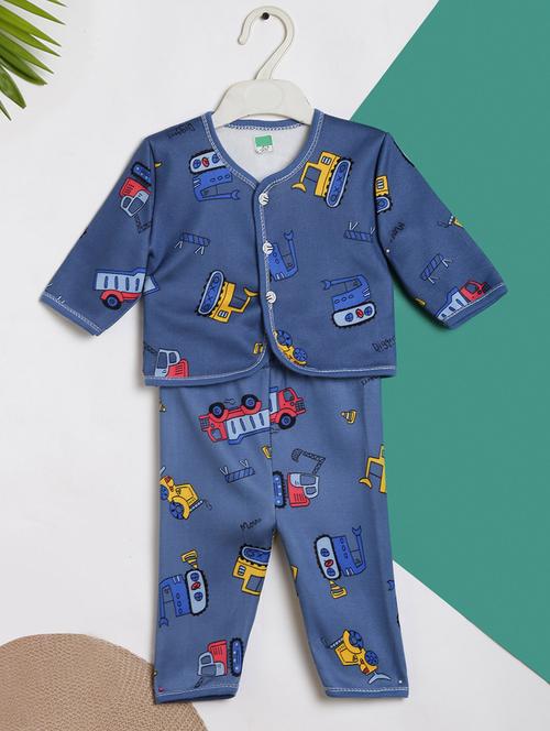 kids quirky print full lenght twin set - 20687669 - Very Small Image - 1