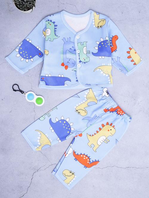 kids quirky print full lenght twin set - 20687670 - Very Small Image - 1