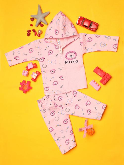 kids quirky print full lenght twin set - 20687678 - Very Small Image - 1