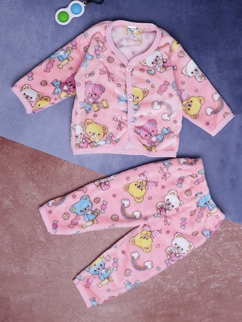 kids quirky print full lenght twin set - 20687684 - Very Small Image - 1