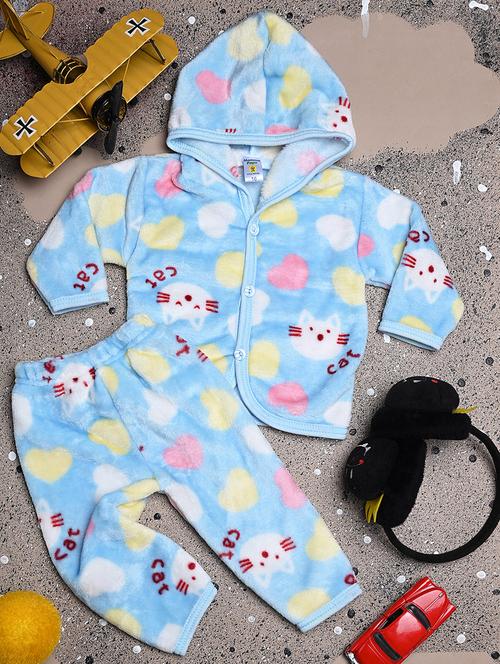 kids quirky print full lenght twin set - 20687687 - Very Small Image - 1