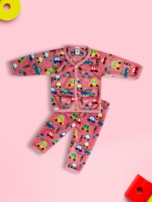 kids quirky woolen full lenght twin set - 20687696 - Very Small Image - 1