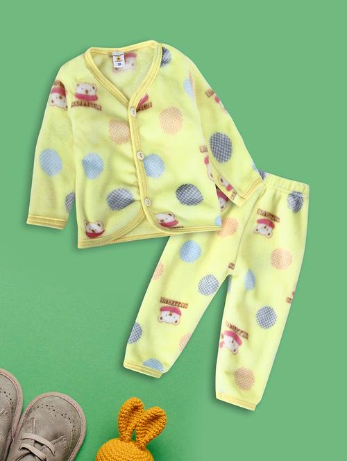 kids woolen full lenght twin set - 20687704 - Very Small Image - 1