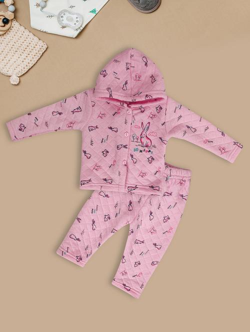 kids woolen full lenght twin set - 20687719 - Very Small Image - 1