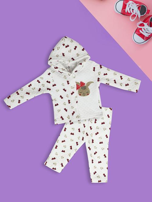 kids woolen full lenght twin set - 20687721 - Very Small Image - 1