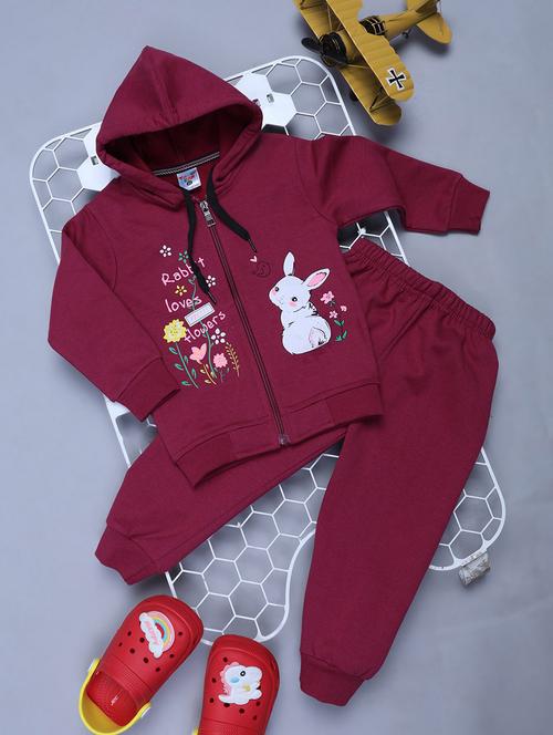kids woolen full lenght twin set - 20687723 - Very Small Image - 1