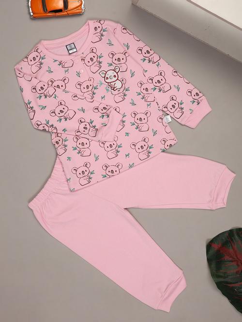 kids wool blend full lenght twin set - 20687803 - Very Small Image - 1