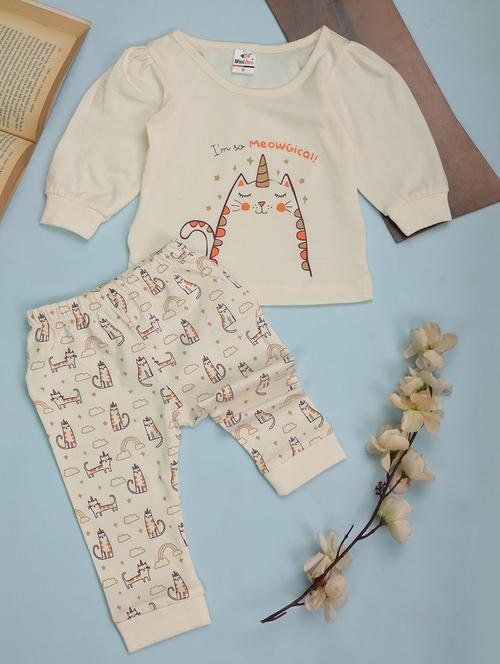 kids wool blend full lenght twin set - 20687805 - Very Small Image - 1