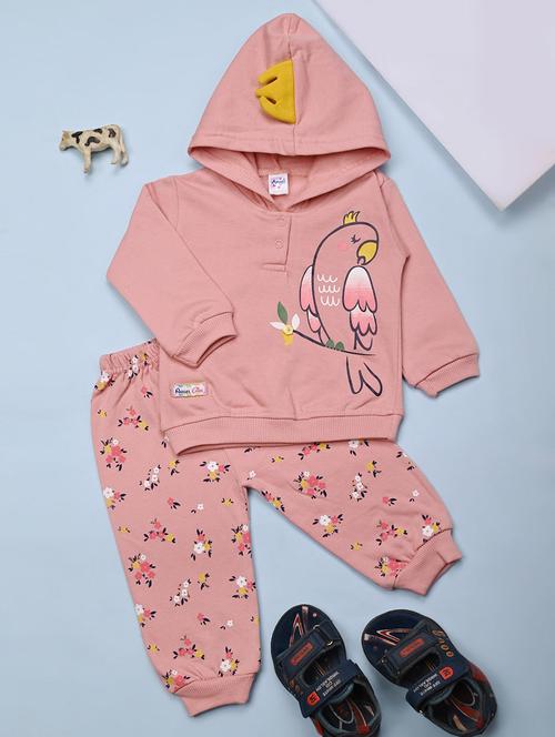 kids wool blend full lenght twin set - 20687841 - Very Small Image - 1