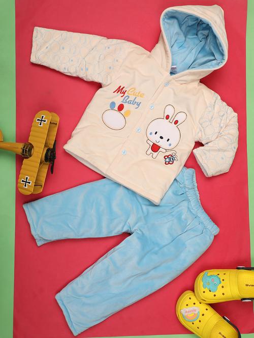kids wool blend full lenght twin set - 20687865 - Very Small Image - 1