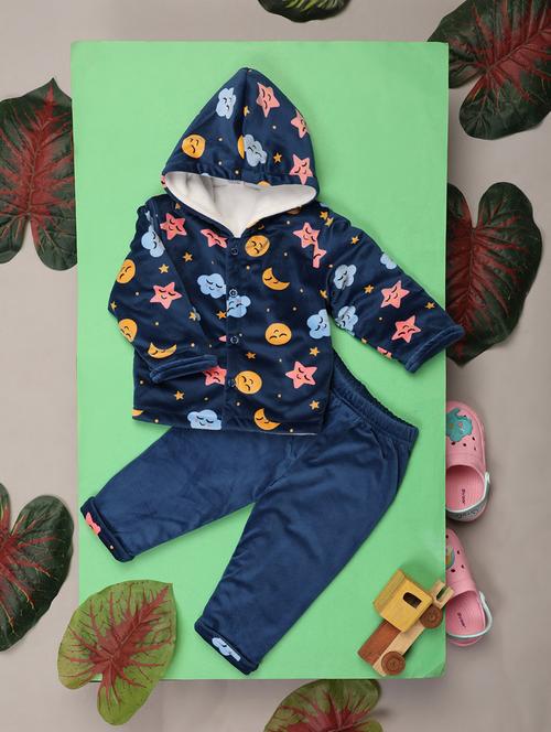 kids wool blend full lenght twin set - 20687896 - Very Small Image - 1