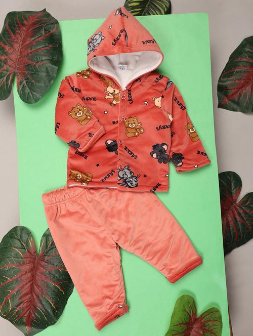 kids wool blend full lenght twin set - 20687906 - Very Small Image - 1