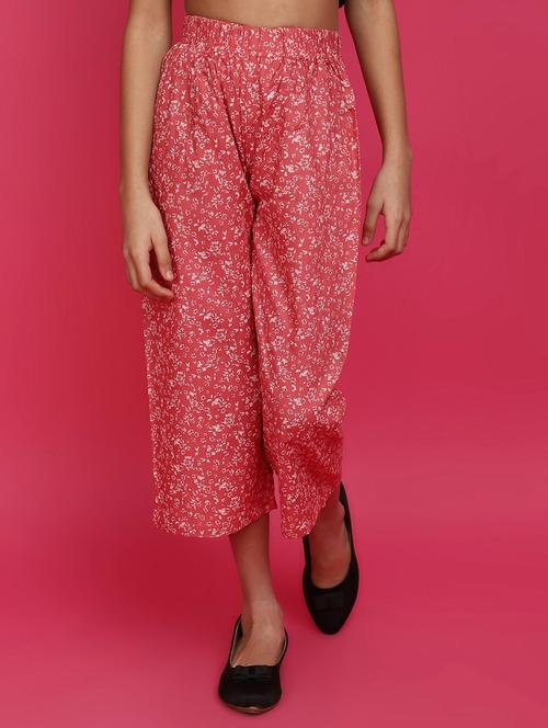 girls mid rise cotton nightwear pyjama - 20687990 - Very Small Image - 1