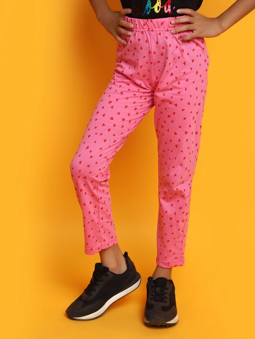 girls mid rise quirky printed nightwear pyjama - 20687995 - Very Small Image - 1