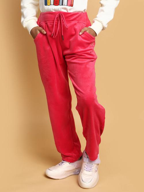 kids solid mid rise trouser - 20688034 - Very Small Image - 1