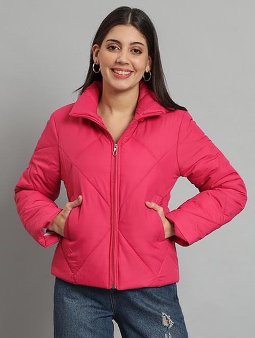 pink polyester jacket - 20688391 - Very Small Image - 1