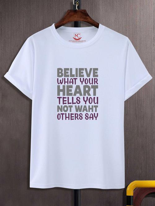 unisex typographic printed t-shirt - 20693868 - Very Small Image - 1