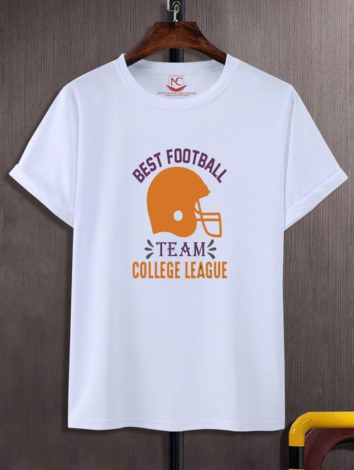 unisex typographic printed t-shirt - 20693870 - Very Small Image - 1