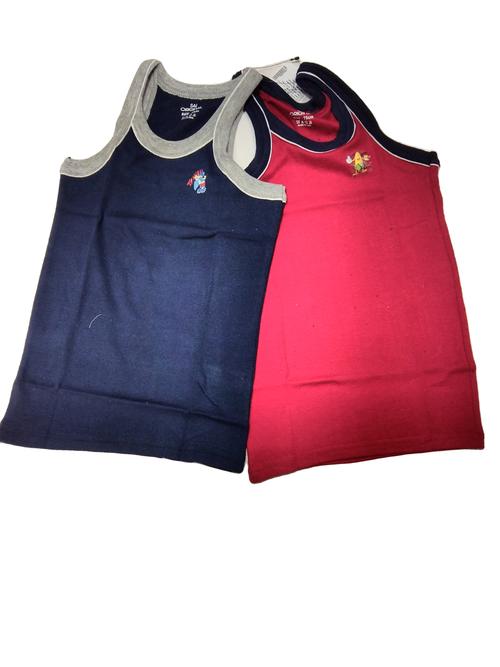 assorted 1 x rib vest - 20697848 - Very Small Image - 1