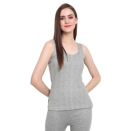 grey melange poly cotton thermals & inner wear - 20699595 - Very Small Image - 1
