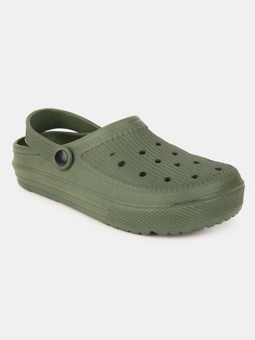 olive pu (polyurethane) sandals - 20701235 - Very Small Image - 1