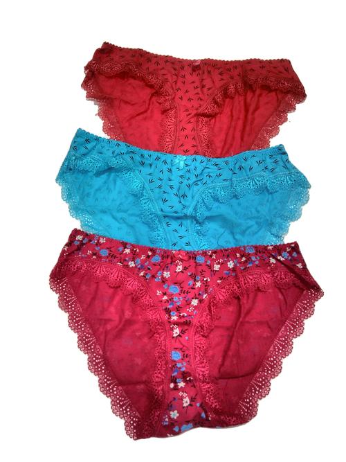 assorted single jersey panty - 20703494 - Very Small Image - 1