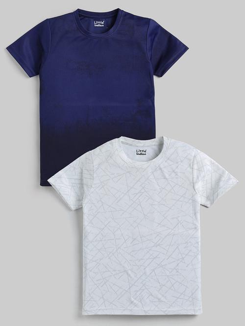 pack of 2- multi colored polyester t-shirt - 20703542 - Very Small Image - 1