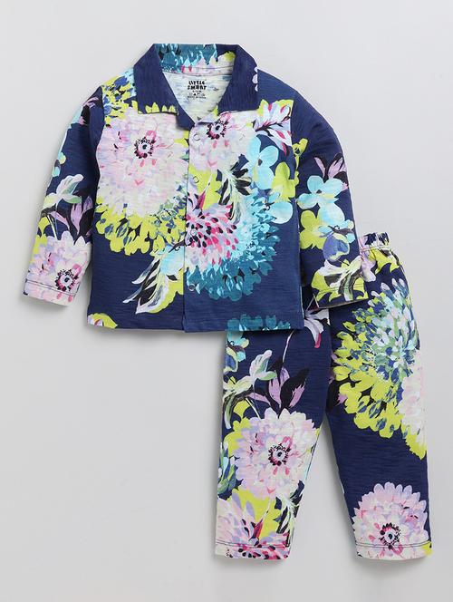 kids printed pyjama nightwear set - 20703679 - Very Small Image - 1
