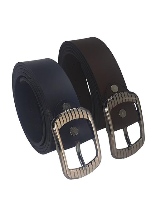 pack of 2 leather belts - 20703733 - Very Small Image - 1
