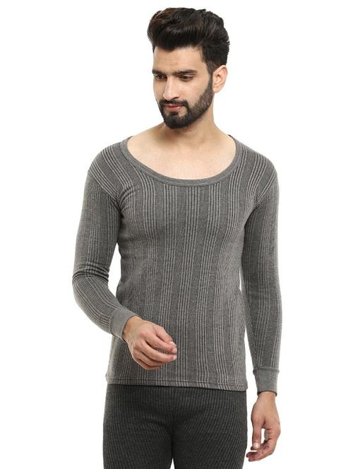 charcoal melange poly cotton thermal set - 20705950 - Very Small Image - 1