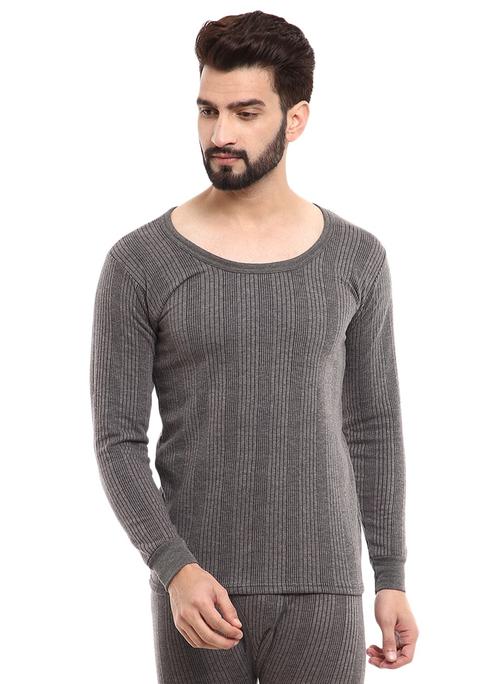 charcoal melange poly cotton thermal set - 20705964 - Very Small Image - 1