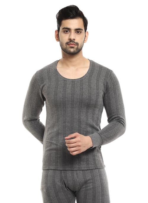 charcoal melange poly cotton thermal set - 20705979 - Very Small Image - 1