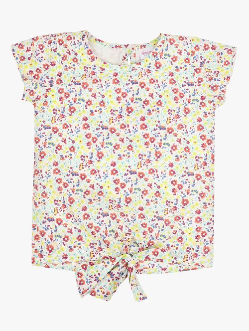 white rayon top - 20707974 - Very Small Image - 1