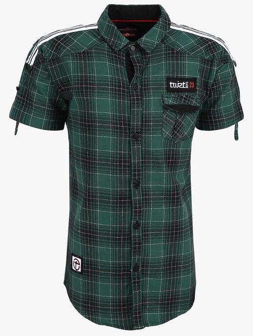 green cotton shirt - 20708439 - Very Small Image - 1