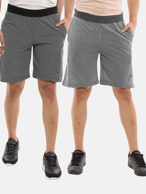 men pack of 2 solid shorts - 20710663 - Very Small Image - 1