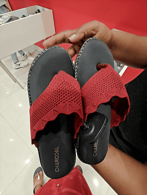 cherry pvc flip flops - 20716272 - Very Small Image - 1