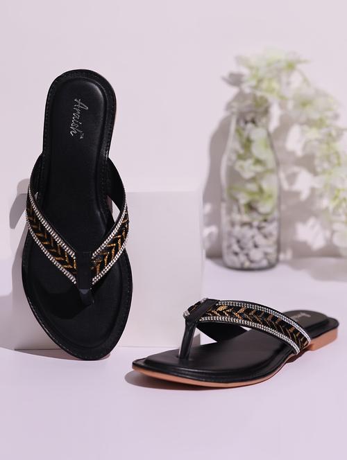 black slip on sandal - 20717260 - Very Small Image - 1