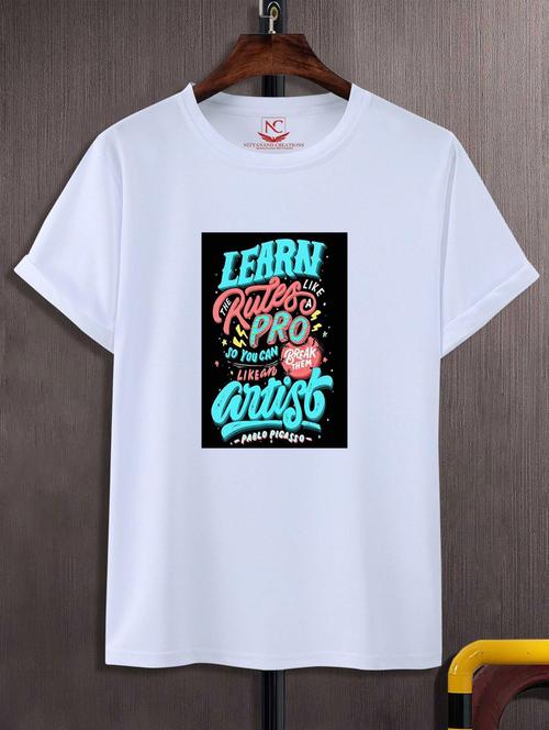unisex typographic printed t-shirt - 20720077 - Very Small Image - 1
