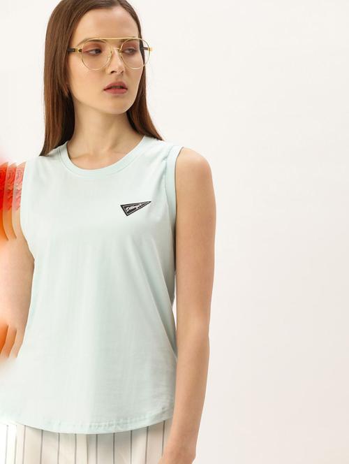 light blue cotton regular t-shirt - 20721479 - Very Small Image - 1