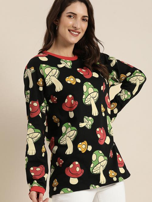women multi colored quirky print t-shirt - 20721848 - Very Small Image - 1