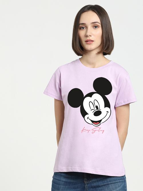 lavender cotton regular t-shirt - 20721972 - Very Small Image - 1