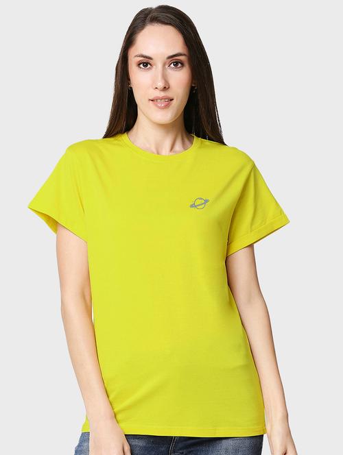 green back print round neck t-shirt - 20722479 - Very Small Image - 1