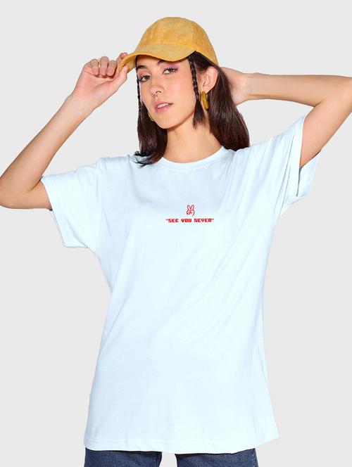 light blue cotton regular t-shirt - 20723054 - Very Small Image - 1